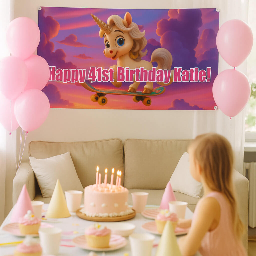 Personalised AI Generated Party Banners