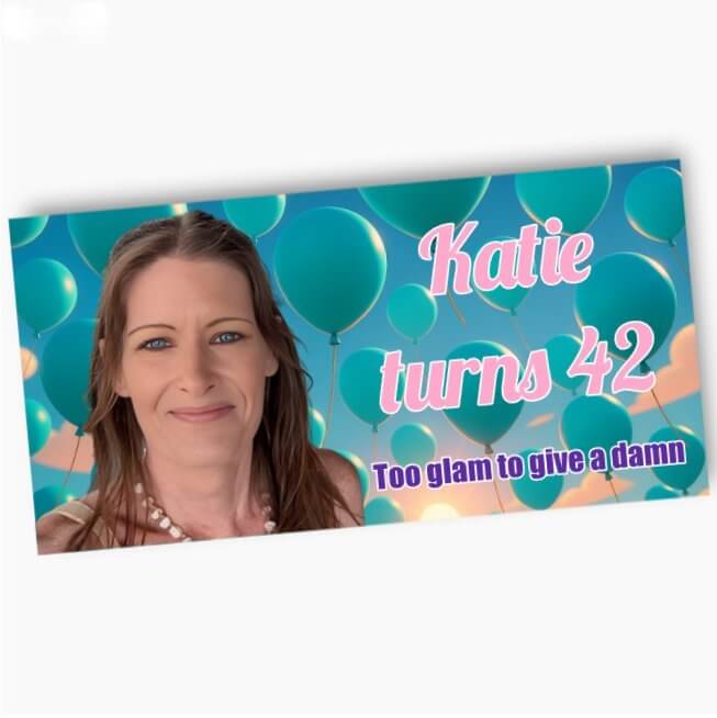 Personalised AI Photo Magic Party Banners - Birthday