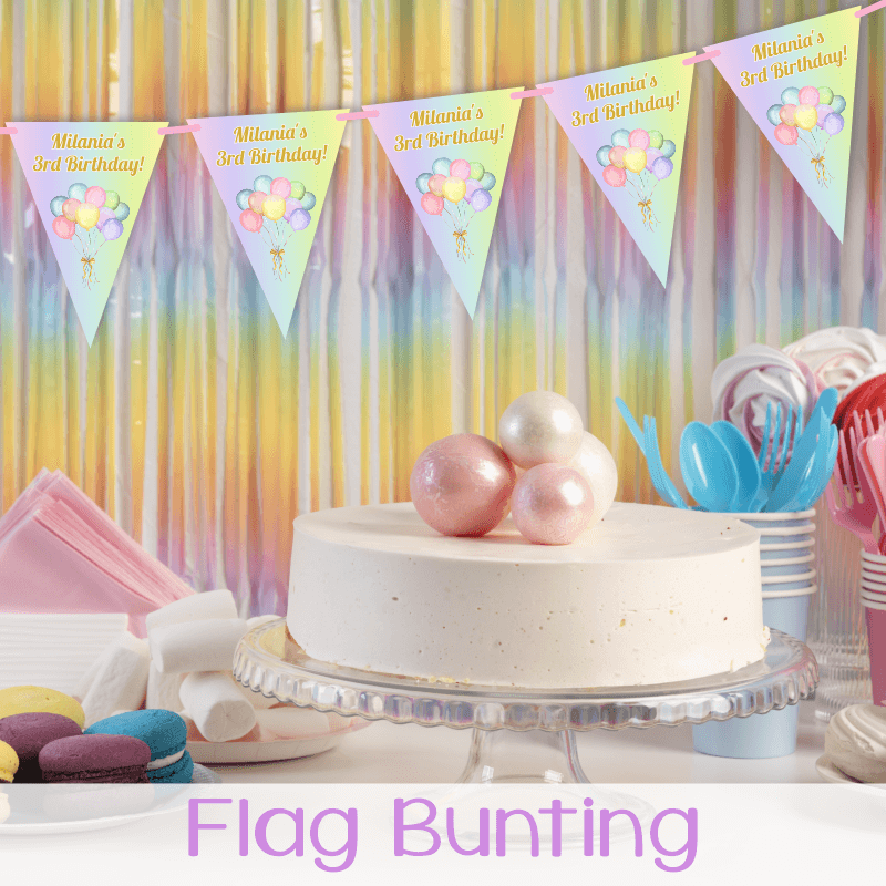 Custom Party Flag Bunting