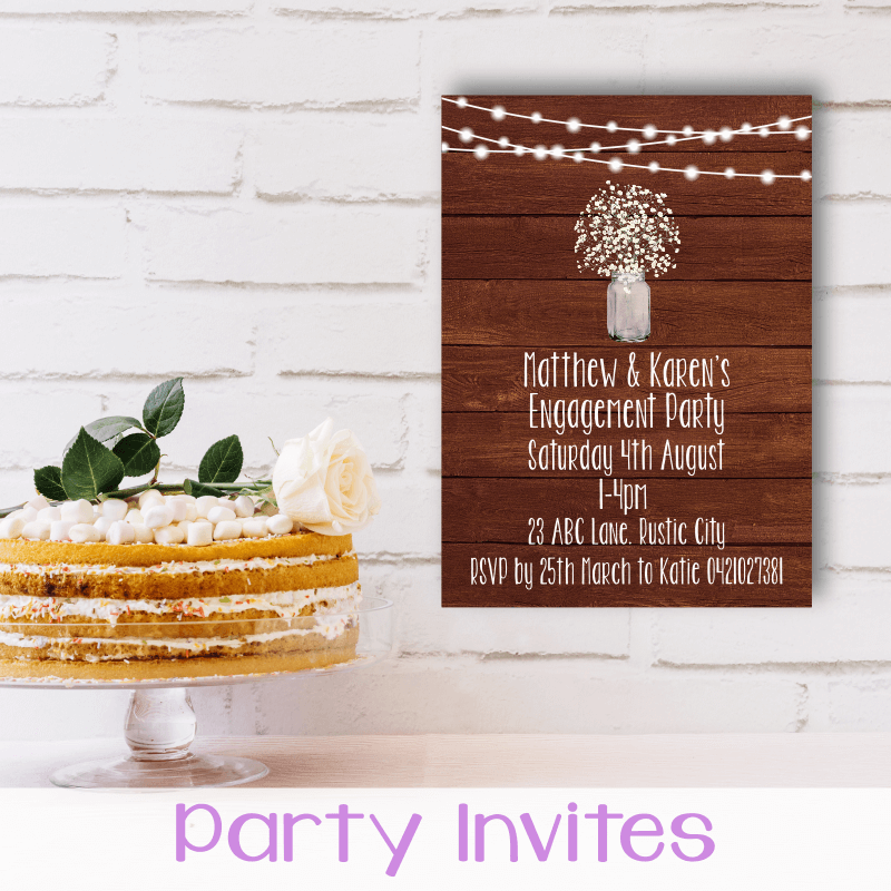 Personalised Party Invites