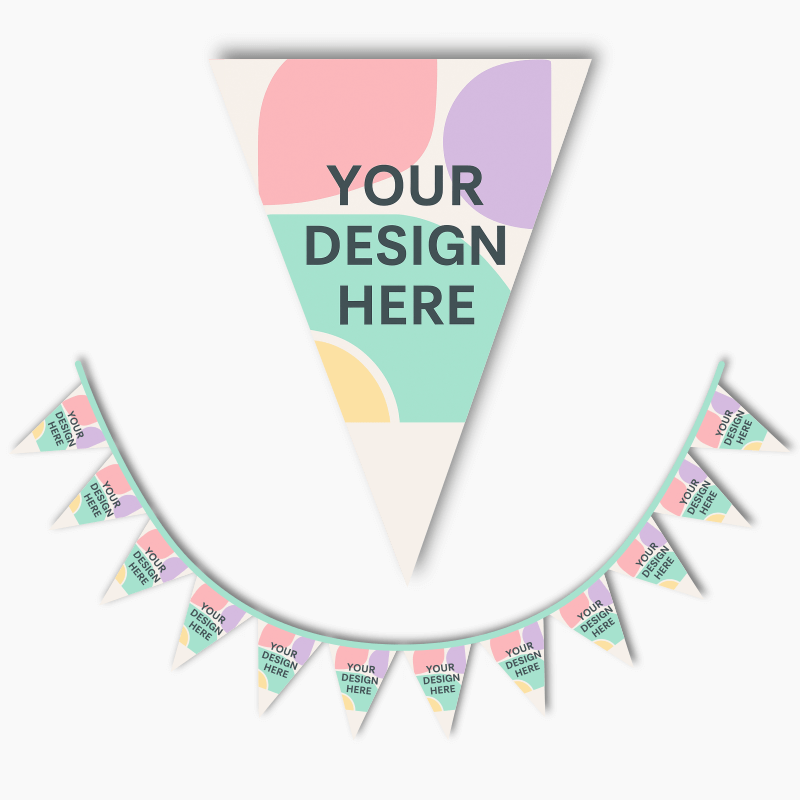 Personalised Print on Demand Party Flag Bunting