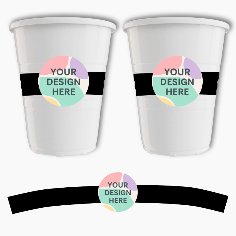 Custom Print on Demand Cup Stickers