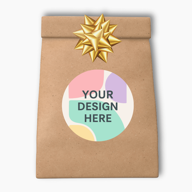 Personalised Print on Demand Round Stickers