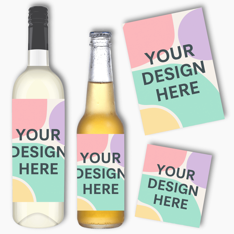 Custom Personalised Print on Demand Wine & Beer Labels