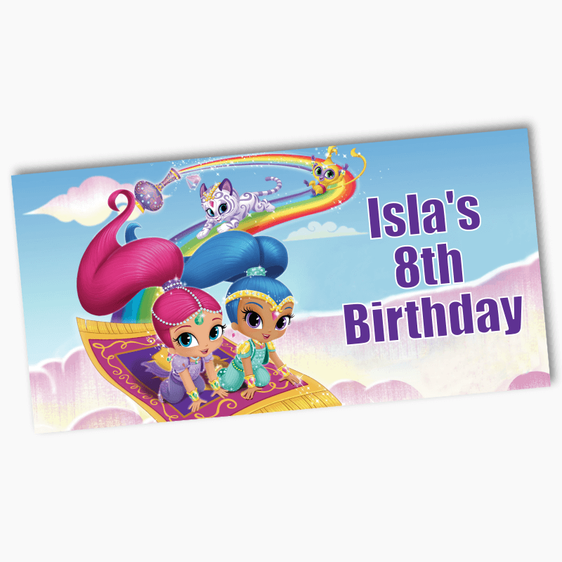 Personalised Shimmer and Shine Party Banners