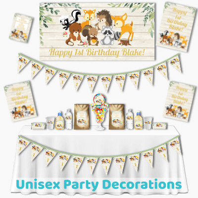 Unisex Birthday Party Decorations
