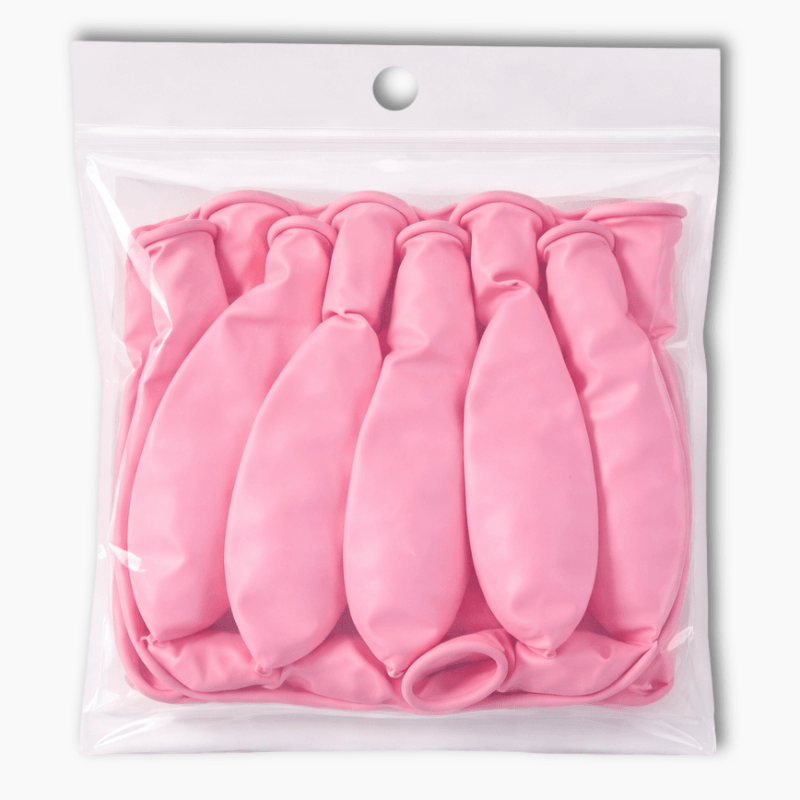 Pastel Pink 30cm party balloons pack of 10 in clear bag for party decorations