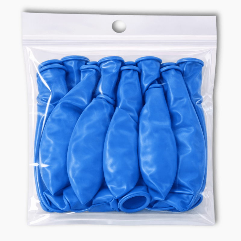 Sky Blue 30cm party balloons pack of 10 in clear bag for party decorations