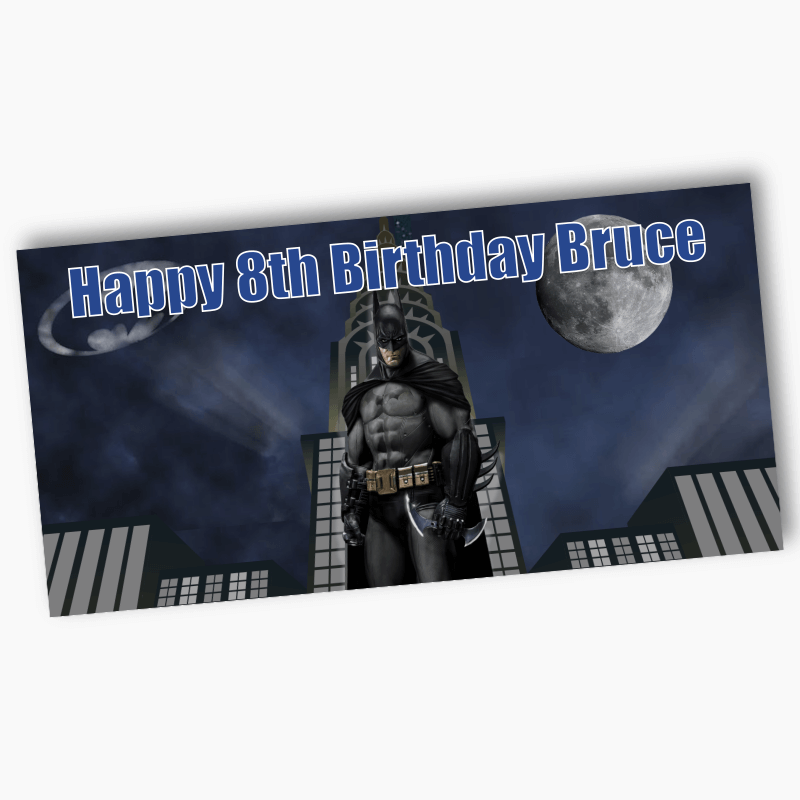 Personalised Batman Birthday Party Banners