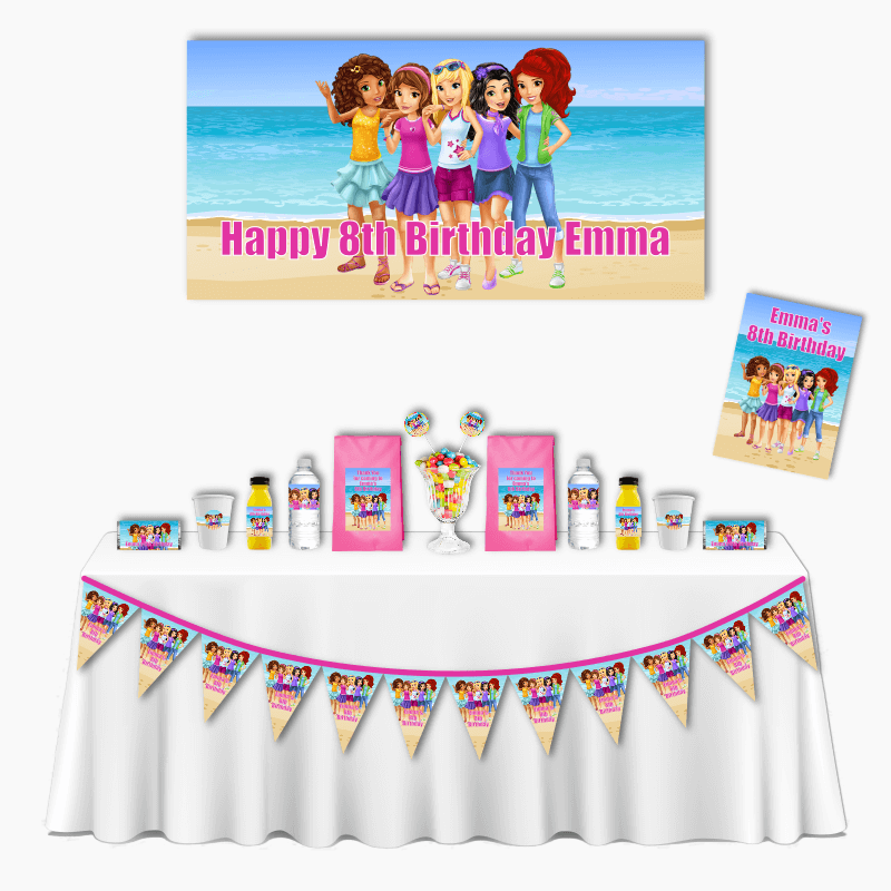 Personalised Lego Friends Deluxe Party Pack