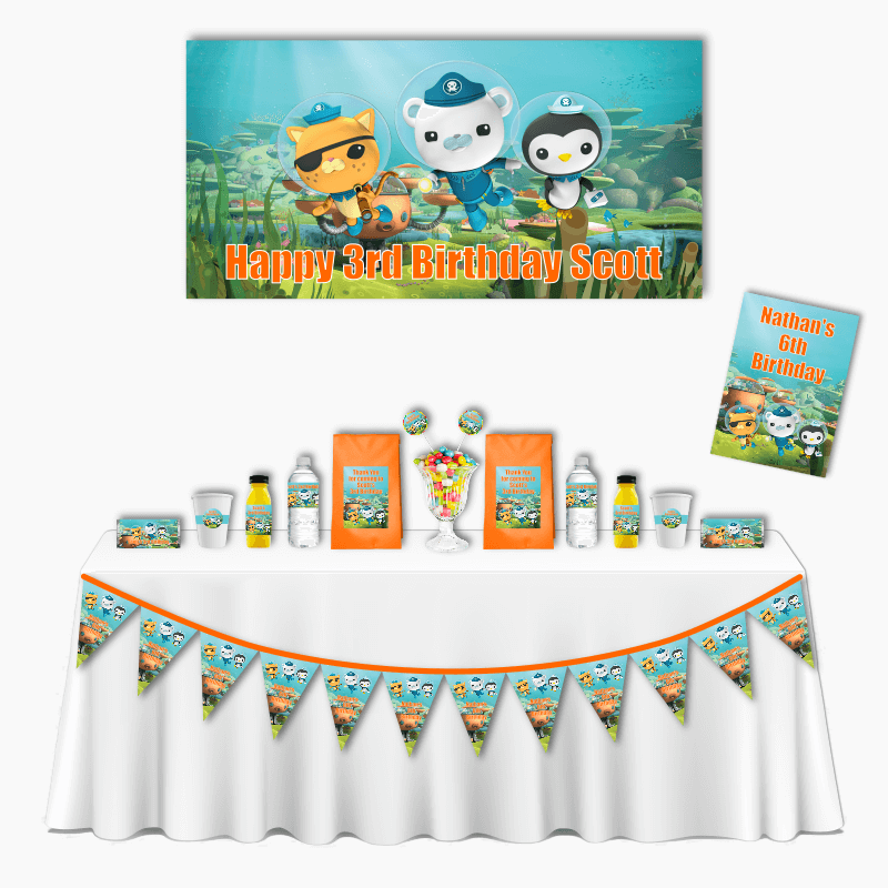 Personalised Octonauts Deluxe Birthday Party Pack