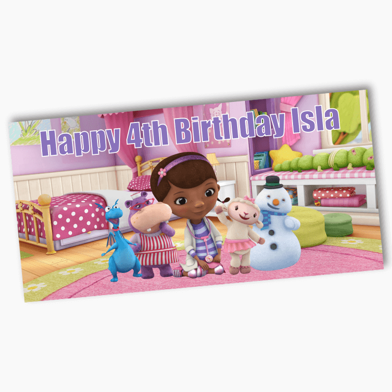Personalised Doc McStuffins Birthday Party Banners