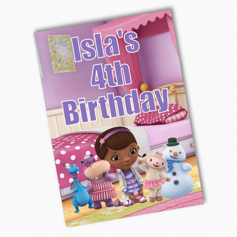 Personalised Doc McStuffins Birthday Party Posters