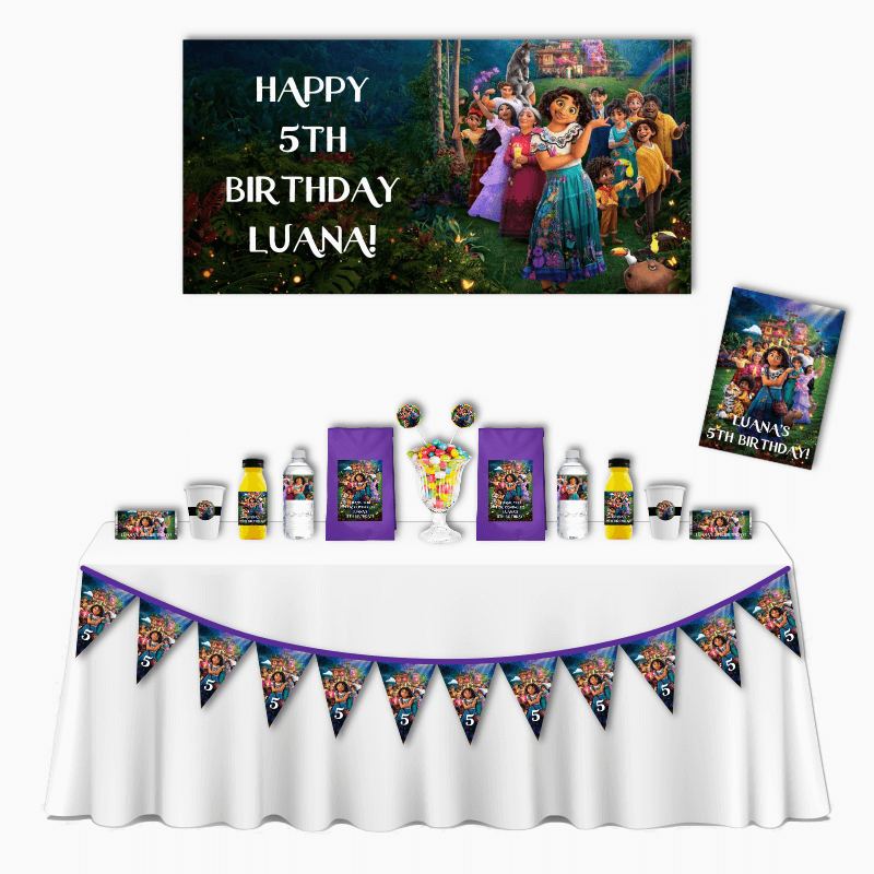 Personalised Encanto Deluxe Birthday Party Pack