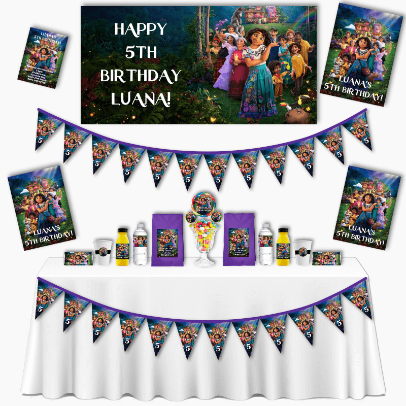 Personalised Encanto Grand Birthday Party Pack