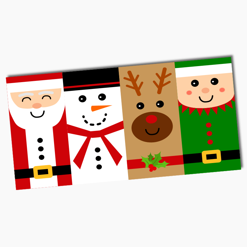 Fun Christmas Character Party Banners