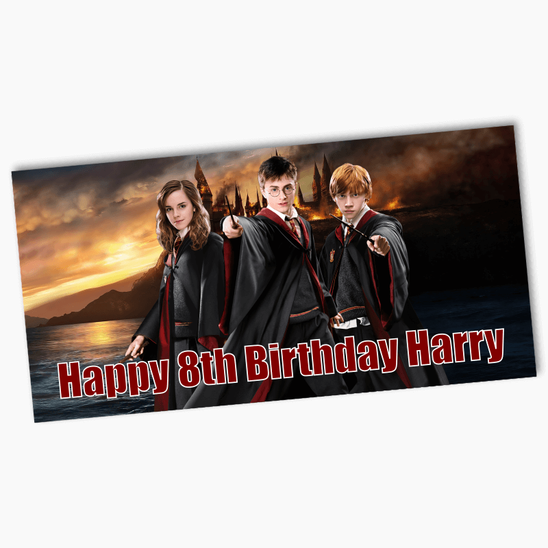 Personalised Harry Potter Birthday Party Banners