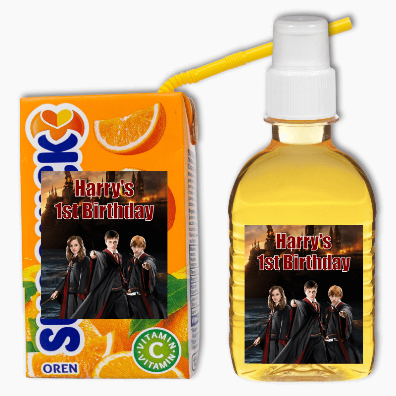Harry Potter Birthday Party Rectangle Drink Labels
