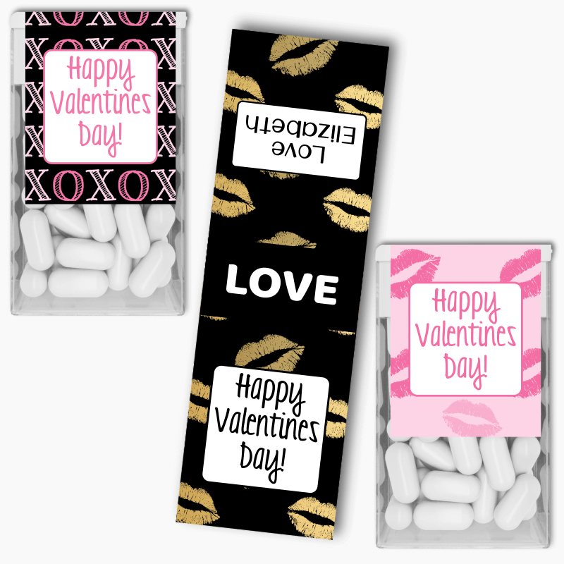 Personalised Hugs & Kisses Valentines Day Gift Tic Tacs