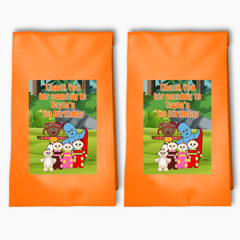 Personalised In the Night Garden Birthday Party Bags &amp; Labels