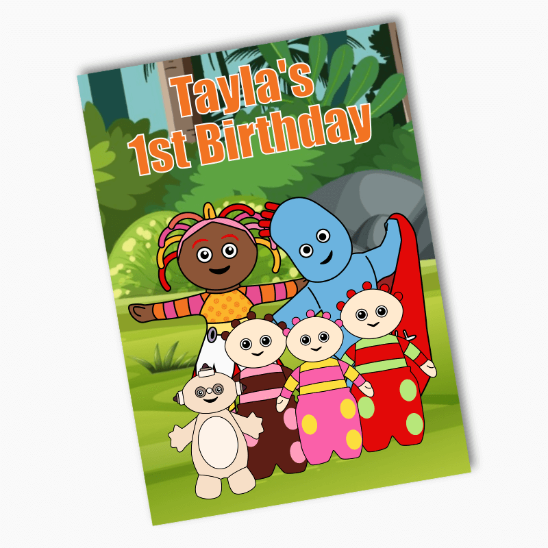 Personalised In the Night Garden Birthday Party Posters