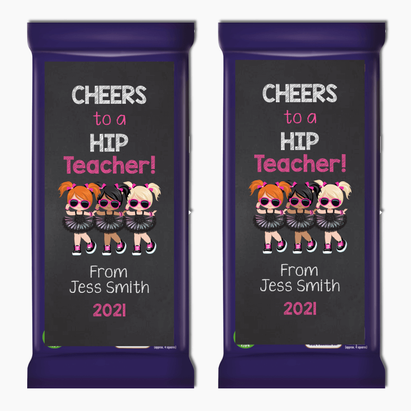 Jazz Ballet Dance Teacher Gift Cadbury Chocolate Labels