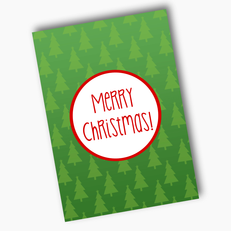 Jolly Green & Red Christmas Party Posters