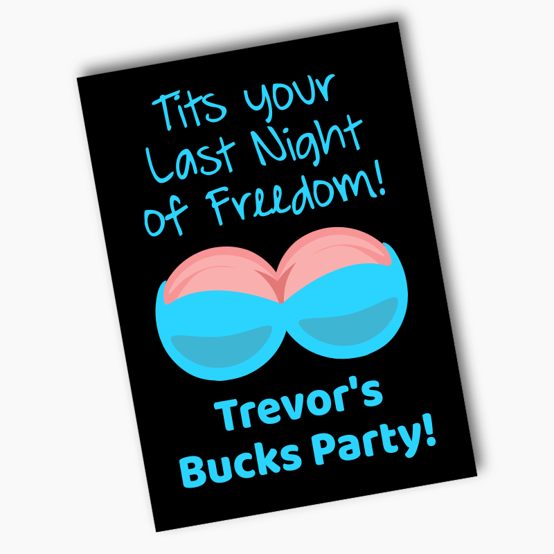 Personalised Last Night of Freedom Bucks Party Posters