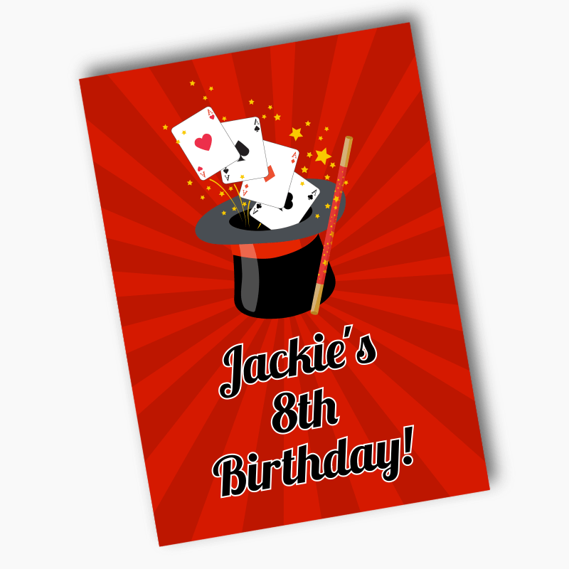 Personalised Magic Birthday Party Posters