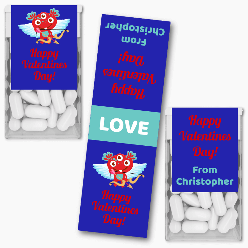 Monsters Valentines Day Gift Tic Tac Labels