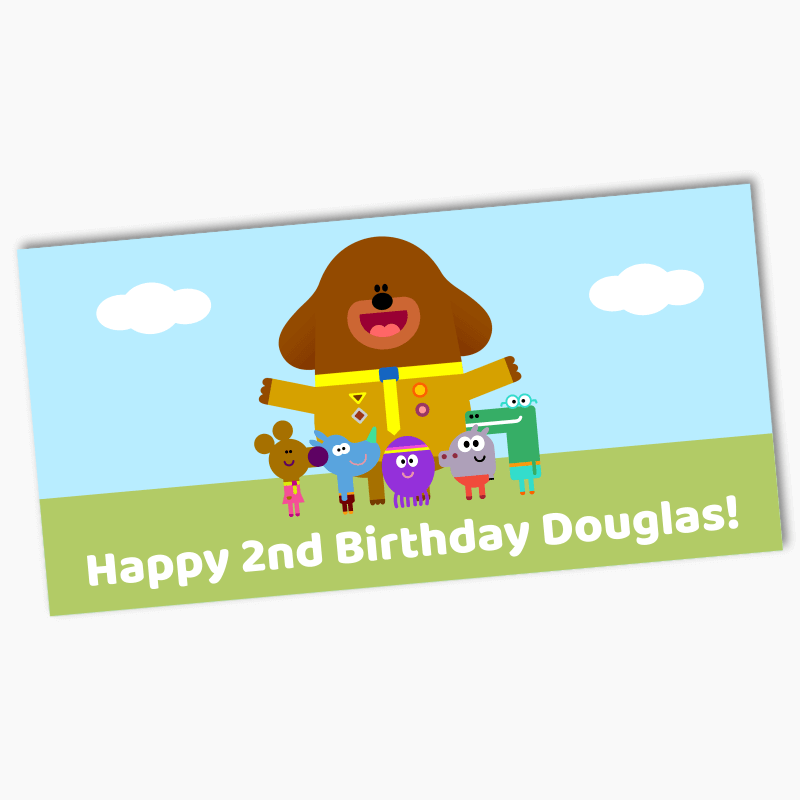 Personalised Hey Duggee Birthday Party Banners