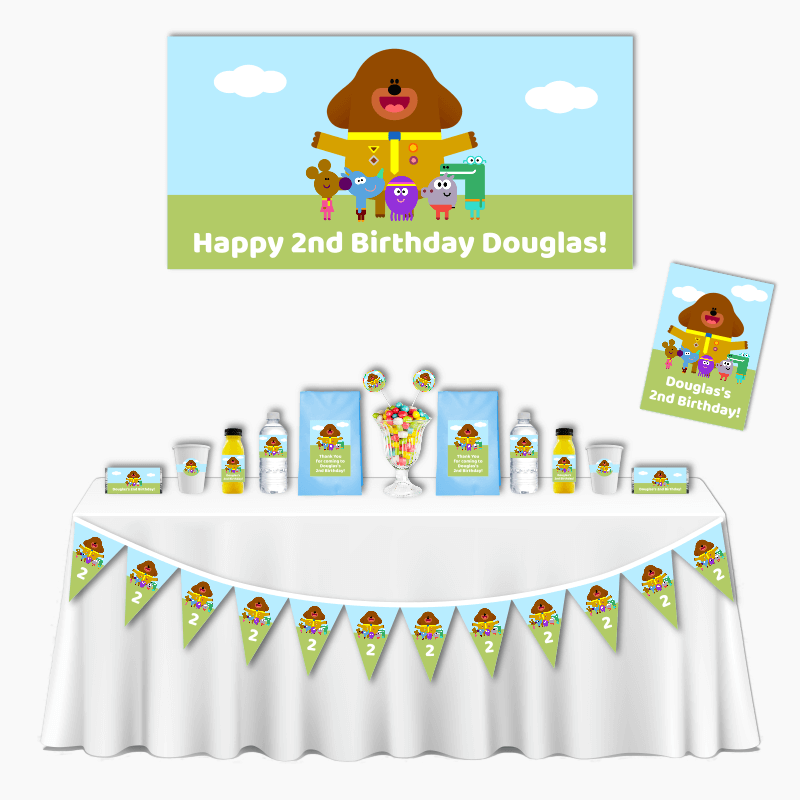 Personalised Hey Duggee Deluxe Birthday Party Pack
