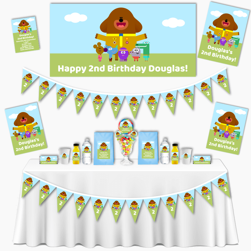 Personalised Hey Duggee Grand Birthday Party Pack