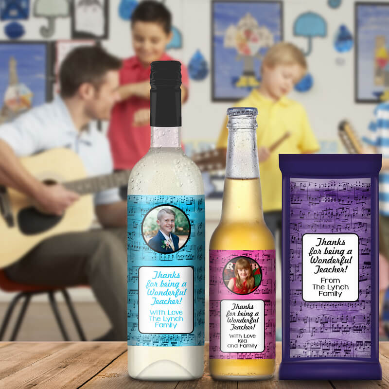Personalised Music Teacher Gifts with Photo
