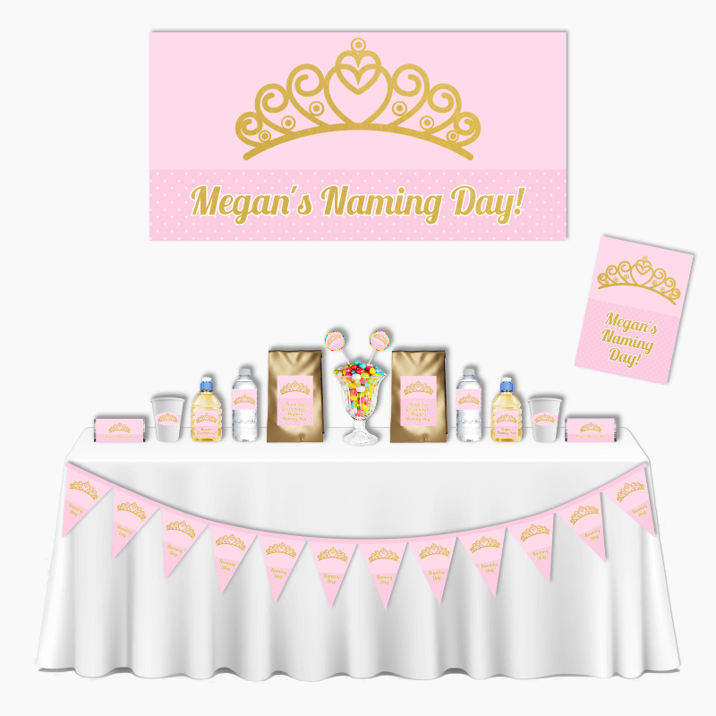 Personalised Princess Tiaras Deluxe Naming Day Pack
