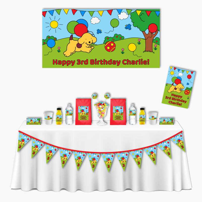 Personalised Spot the Dog Deluxe Birthday Party Pack
