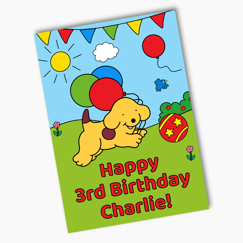 Personalised Spot the Dog Birthday Party Posters