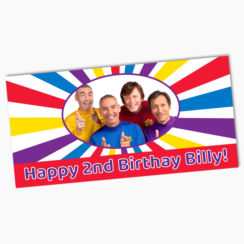 Personalised The Wiggles Birthday Party Banners - Original