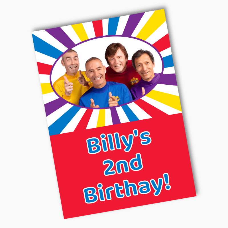 Personalised The Wiggles Birthday Party Posters - Original