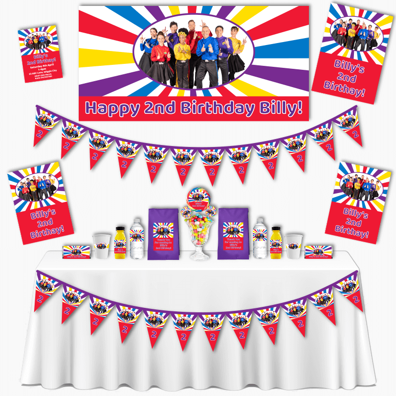 The Wiggles Birthday Party Grand Party Decorations Pack - Expanded