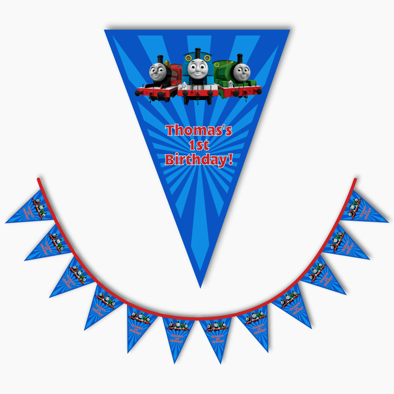 Thomas &amp; Friends Birthday Party Flag Bunting