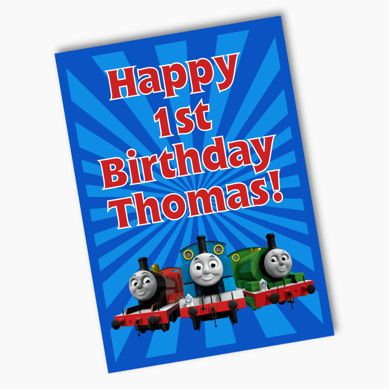 Thomas &amp; Friends Birthday Party Poster
