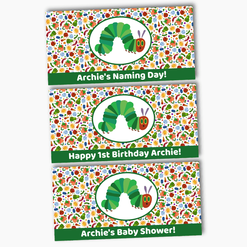Personalised Very Hungry Caterpillar Birthday Party Banners