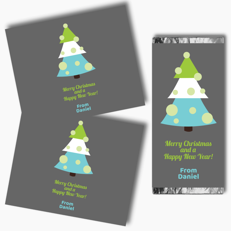 Xmas Tree Christmas Gift Mini Chocolate Wrappers